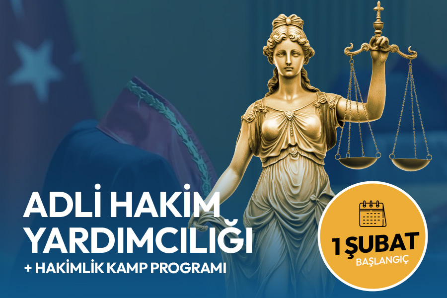 (2025 Şubat) Adli Hakim Yardımcılığı + Hakimlik Kamp Programı (Altın Paket)