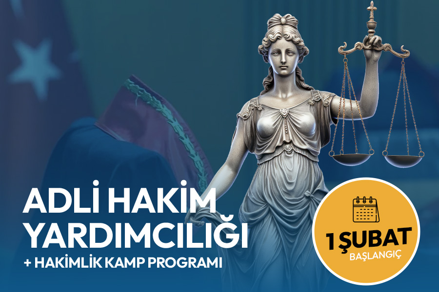 (2025 Şubat) Adli Hakim Yardımcılığı + Hakimlik Kamp Programı (Gümüş Paket)